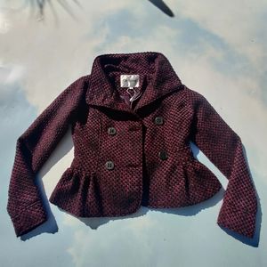 Designer Oleg Cassini Coat. Classy Peacoat Winter Coat